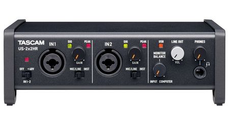 Image secondaire du produit US-2X2HR Tascam Carte son USB 2 entrées 2 sorties 192KHz