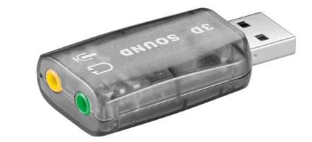 Image principale du produit Mini carte son USB 1 micro 1 casque