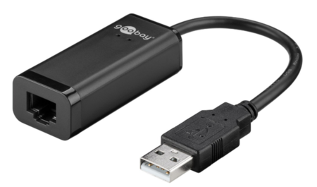 Image principale du produit Adaptateur réseau USB 2.0 vers RJ45 pour PC et Mac