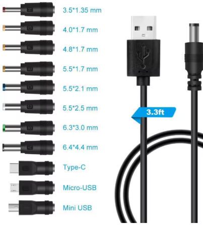 Image principale du produit Cable alimentation USB-A universel