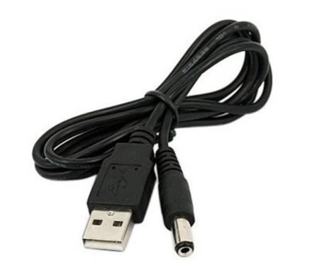 Image principale du produit Câble USB-A pour Alimentation 5V DC Jack 2.1