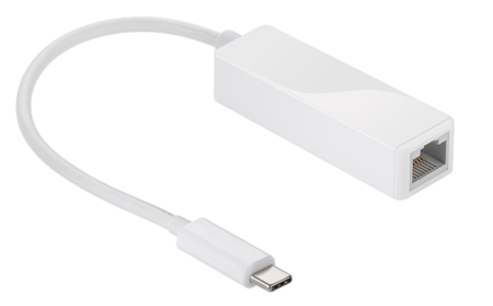 Image principale du produit Adaptateur USB-c vers RJ45 fast ethernet