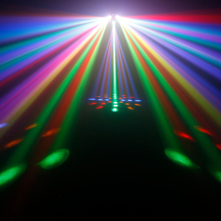 Image nº17 du produit Effet led Cameo UVO Wash RGBA, lumière noire, strobo, flower, laser bicolore musical et DMX