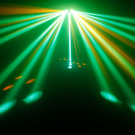 Image nº18 du produit Effet led Cameo UVO Wash RGBA, lumière noire, strobo, flower, laser bicolore musical et DMX