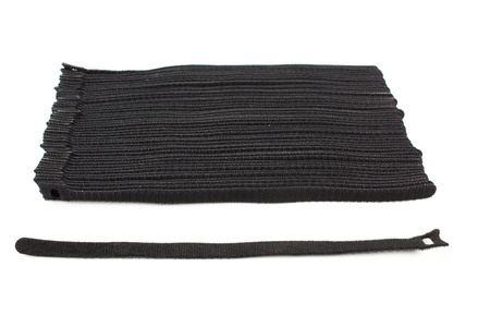 Image secondaire du produit Lot de 100 Attaches câbles velcro 12 x 300mm noir