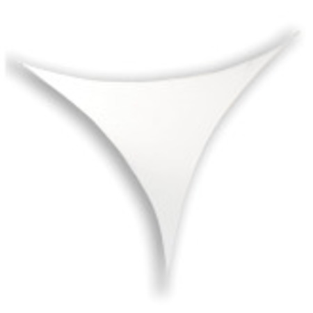 Image principale du produit Toile Velum extensible  Triangle 185 x 125 cm blanc