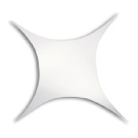 Image principale du produit Toile Velum extensible carrée 250 x 250 cm blanc