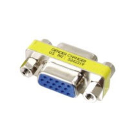 Image principale du produit Adaptateur SUBD15 HD femelle femelle pour VGA