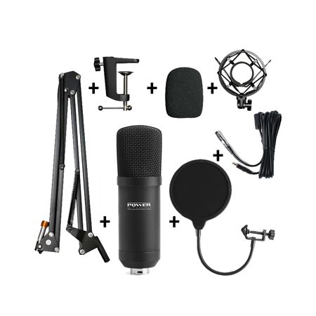 Image nº6 du produit Power Vibe B1 Bundle XLR micro studio avec suspension anti pop bonnette et câble