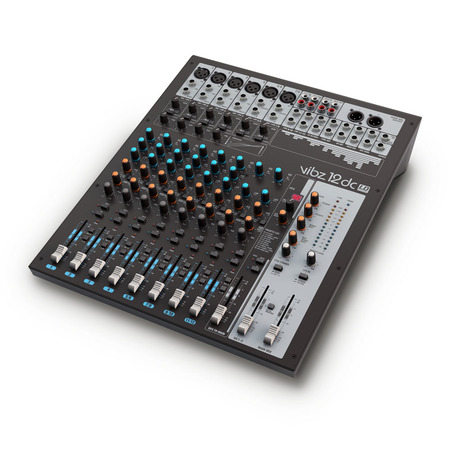 Image principale du produit Table de mixage LD Systems VIBZ 12 canaux avec effets et compresseur intégrés