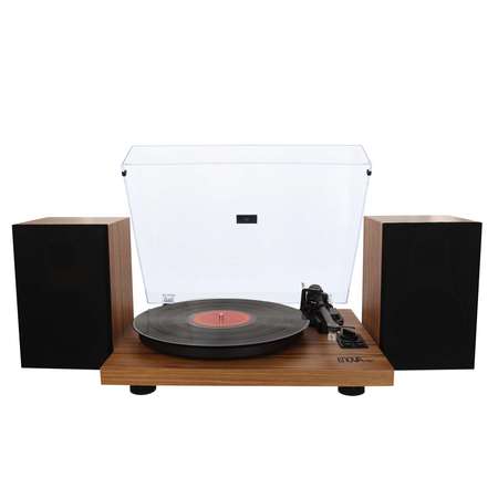 Image principale du produit VISION2 SET WDL Enova Hifi -  Platine vinyle + enceintes Hifi USB bluetooth bois