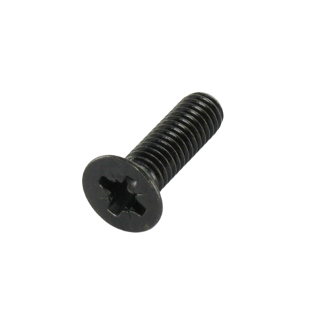 Image principale du produit Vis tête fraisée pozidrive noire M6X20