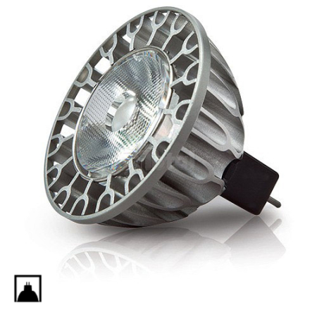 Image principale du produit Lampe led MR16 VIVID SORAA 9,8W 2700K 25D IRC 95 VIVID MR16-50-B01-12-927-25-2/S3
