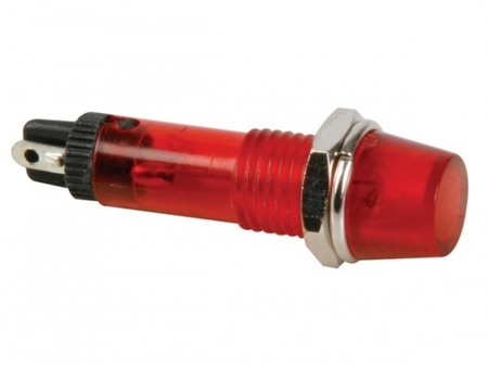 Image principale du produit Temoin de présence tension 230v Rouge 8mm