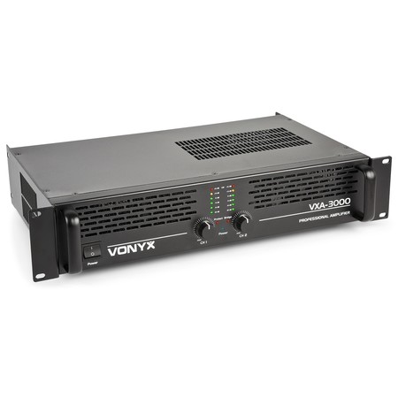 Image principale du produit VXA-3000 Vonyx – Amplificateur de puissance 2 X 1500W sous 4 ohms