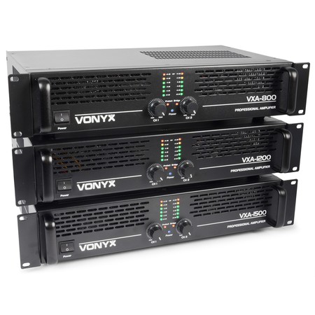 Image nº3 du produit VXA-800II Vonyx – Amplificateur de puissance 2 X 400W sous 4 ohms