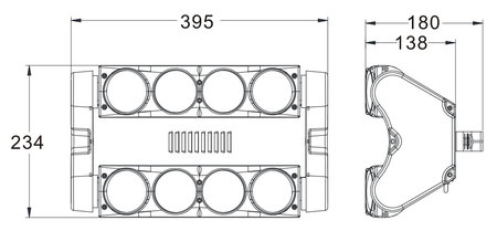 Image nº4 du produit Multi Beam Contest WAVE 8X10WH 8 beams 10W Blancs