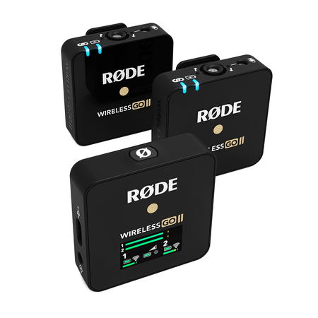 Image principale du produit Wireless GO II Rode un récepteur + 2 émetteurs micro omni 2.4Ghz