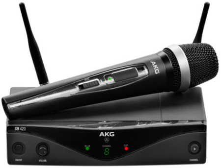 Image principale du produit Micro HF AKG WMS420V UHF diversity version micro main