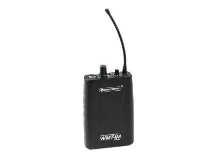 Image principale du produit Transmeteur UHF omnitronic WMT-1M mono pour micro ou ligne sur batterie