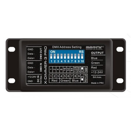 Image principale du produit Driver de LED RVB DMX Botex X Dimmer -3 Pro