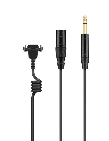 Image principale du produit X3K1 Sennheiser - Câble de connexion pour combiné avec XLR 3 broches et Jack TRS