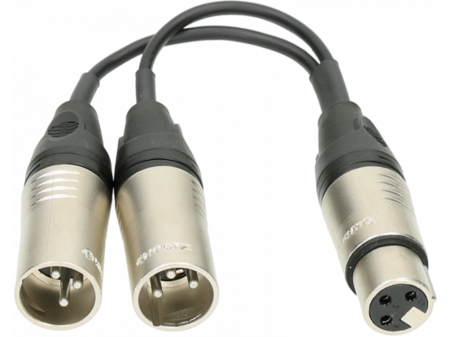 Image principale du produit XLR-YSPLIT Klotz adaptateur XLR en Y envoi d'un signal symétrique sur 2 entrées