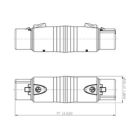 Image nº3 du produit NA3FF Neutrik - adaptateur XLR 3 femelle vers XLR 3 femelle