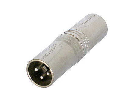 Image principale du produit NA3MM Neutrik - adaptateur XLR 3 mâle vers XLR 3 mâle