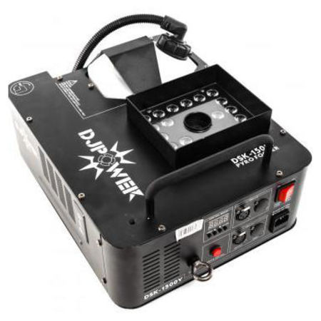 Image principale du produit Machine à fumée type geyser DJ POWER DSK-1500V simulation CO2 et led